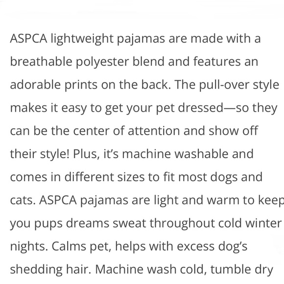 Brand New ASPCA Winter Print Dog Pyjamas - Picture 12 of 13